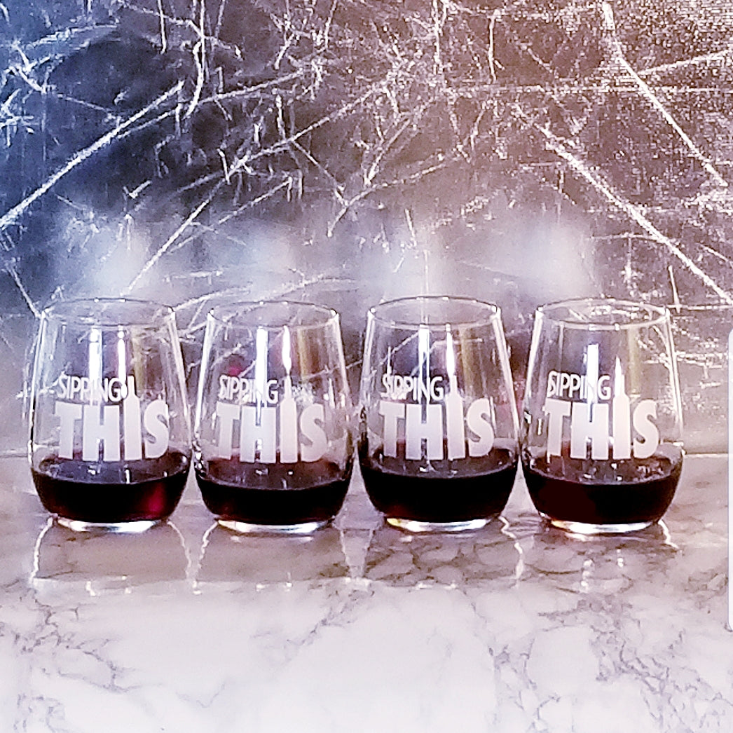 Set of 4 Mini Wine Glasses  Wine Tasting Gift Set – SippingTHIS